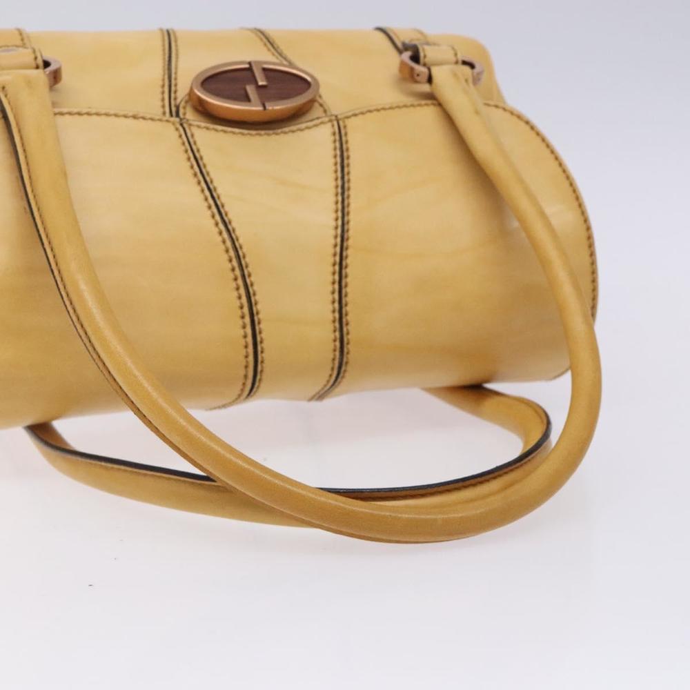 GUCCI Hand Bag Leather Beige 124245 Auth 131725 - Picture 7 of 16
